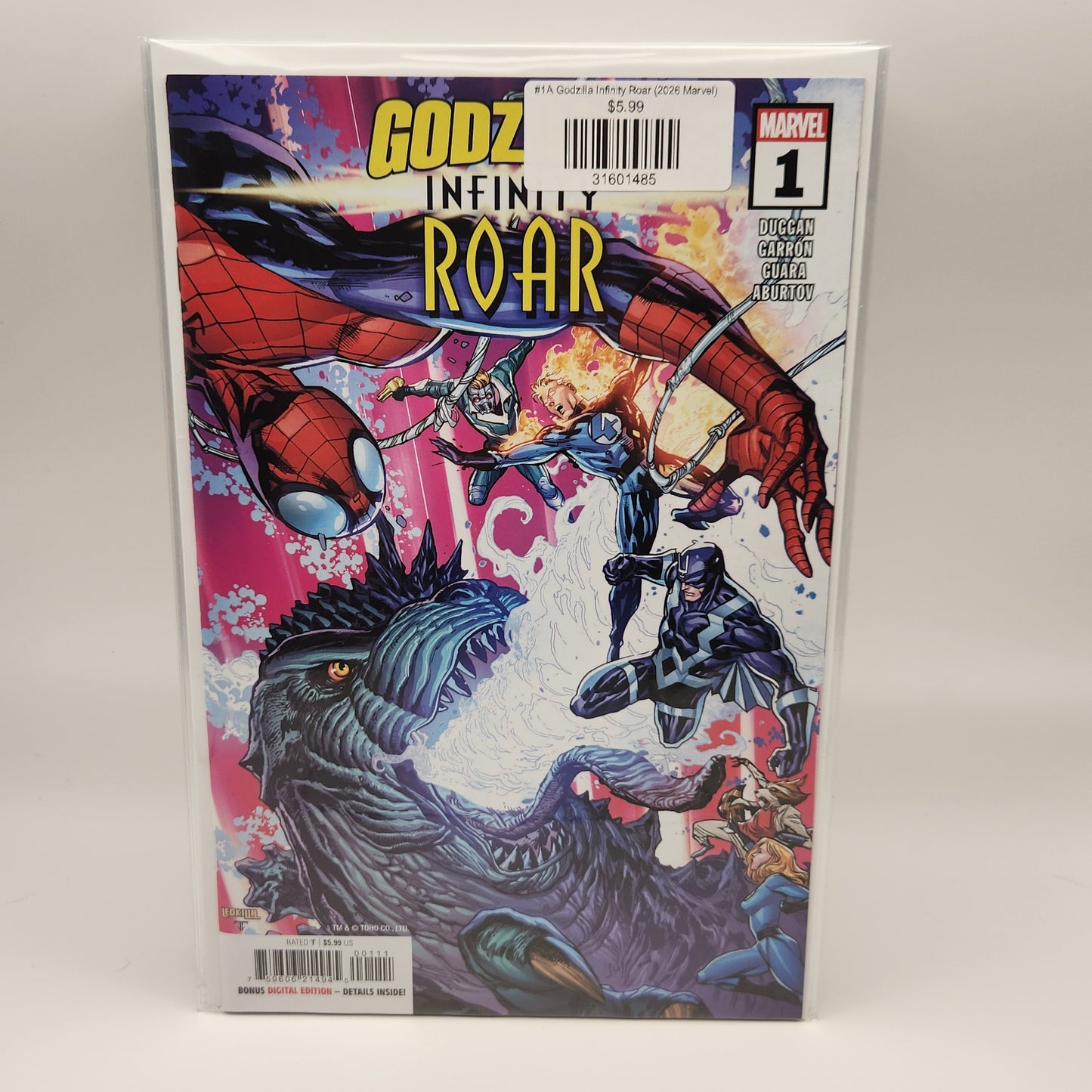 #1A Godzilla Infinity Roar (2026 Marvel)