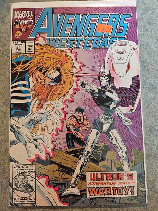 Avengers West Coast – Marvel Comics – (1989–1994) – Volume 1 – #91