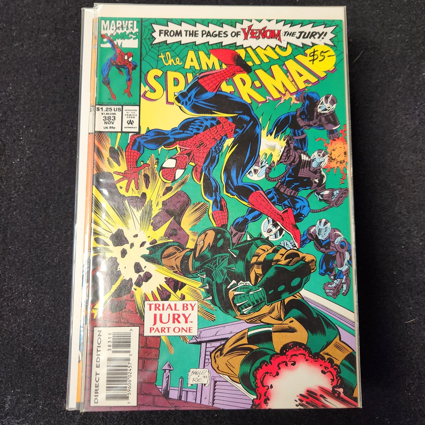 Amazing Spiderman V1 1963–1998 #383 (1993) — Trial by Jury Part One