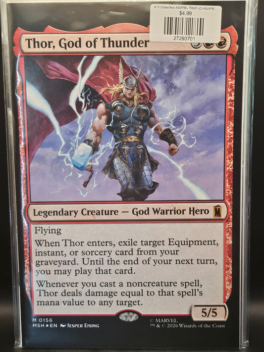 #11 (Classified) MORTAL THOR (CLASSIFIED ARTIST MAGIC: THE GATHERING VARIANT)