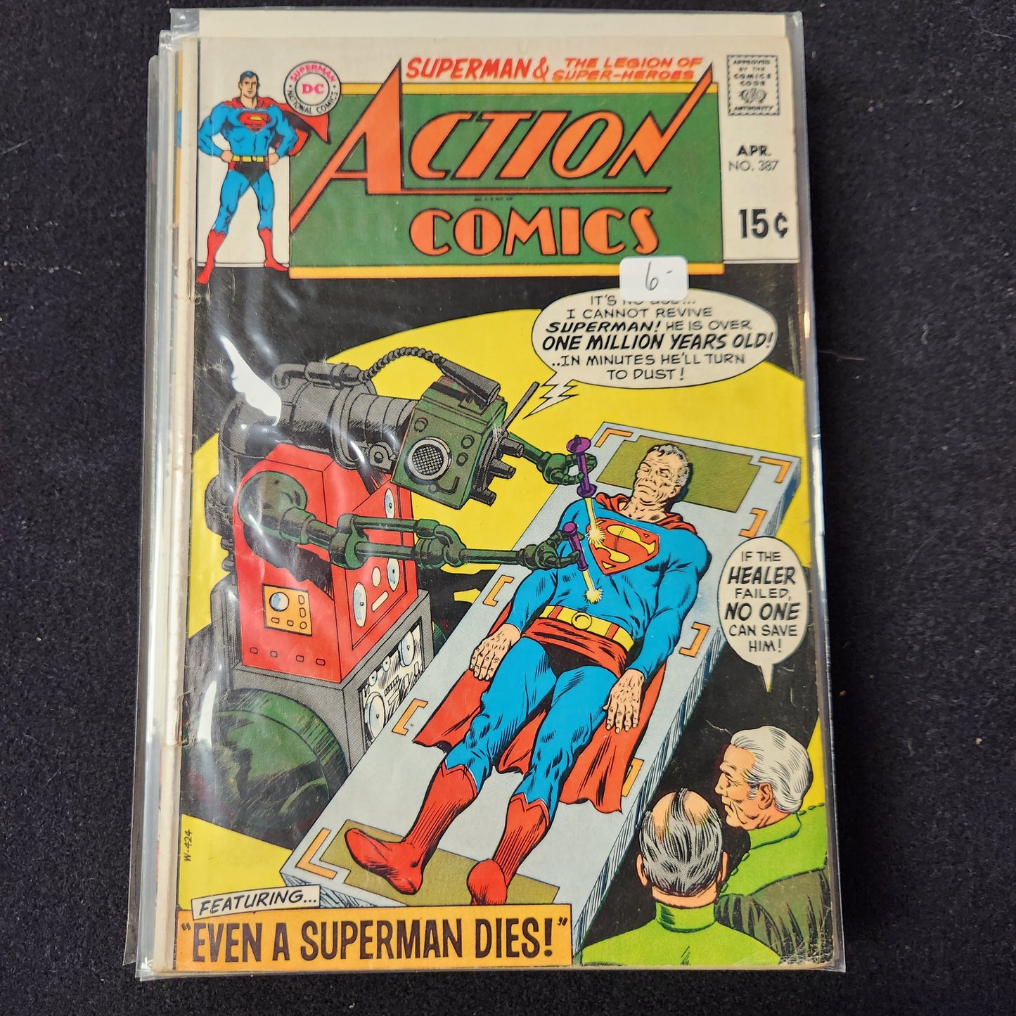 Action Comics #387 - Even a Superman Dies (DC 1970)