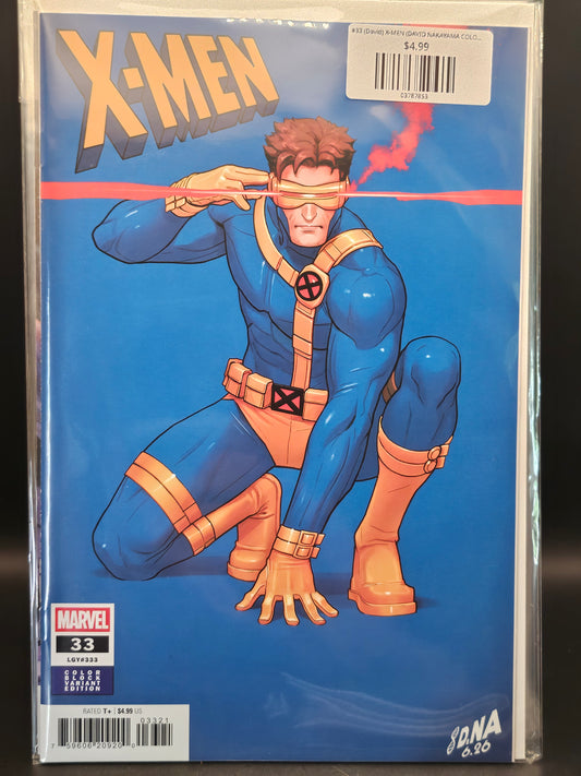 #33 (David) X-MEN (DAVID NAKAYAMA COLOR BLOCK BLUE VARIANT)