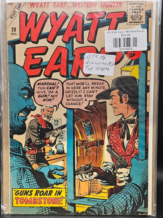 #20 Wyatt Earp (1955 Atlas/Marvel)