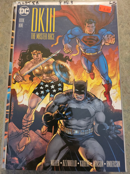 Dark Knight III: The Master Race – DC Comics – (2015–2017) – Volume 1 – Limited Series – #9 of 9 - 1:25 Ratio - Cover D
