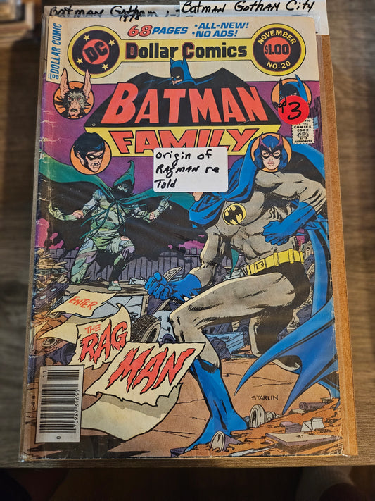 Batman Family (1975) – DC Comics – (1975–1978) – Volume 1 – Limited Series – #20