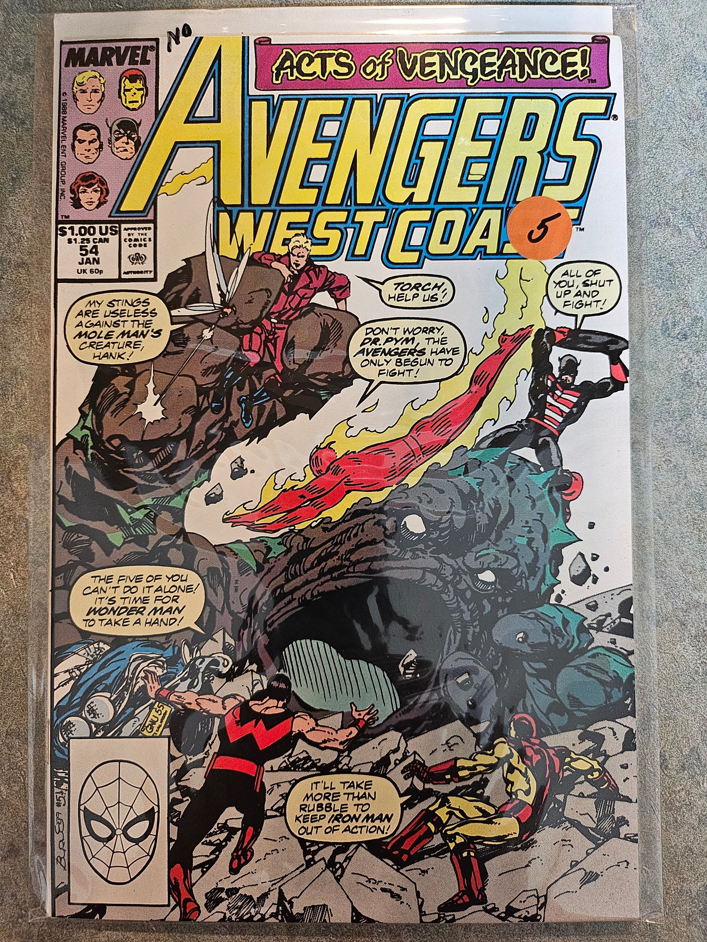 Avengers West Coast – Marvel Comics – (1989–1994) – Volume 1 – #54