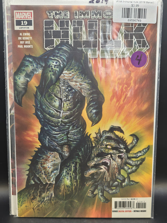 #19A Immortal Hulk (2018 Marvel)