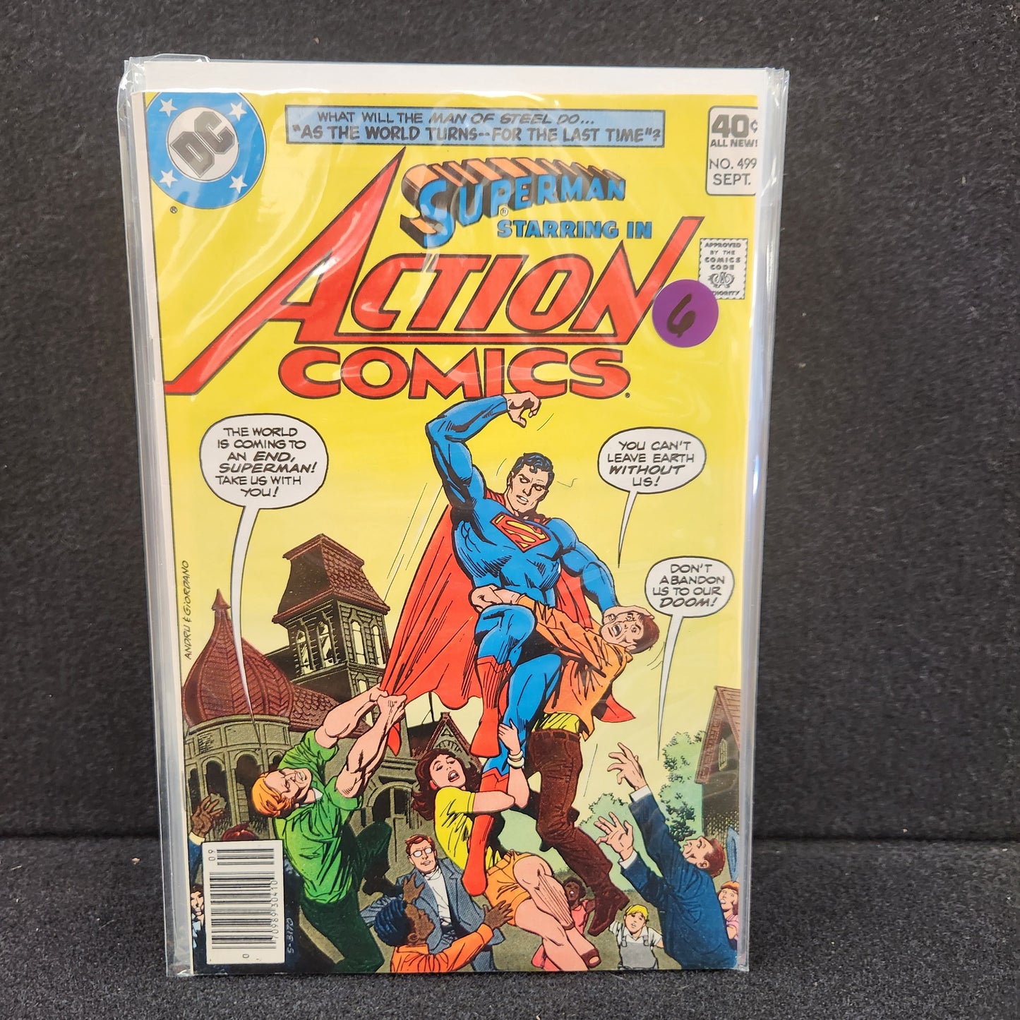Action Comics #499 - The World Stops for the Last Time (DC 1979)