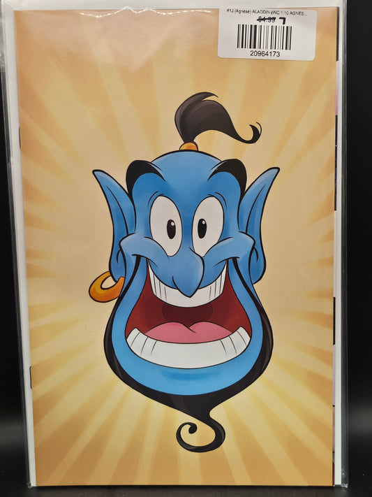 #1J (Agnese) ALADDIN (INC 1:10 AGNESE ETERNO CARTOON HEAD VIRGIN VAR)