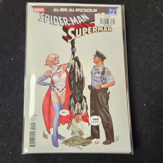 #1 (Adam Hughes) MARVEL/DC: SPIDER-MAN/SUPERMAN (Variant)