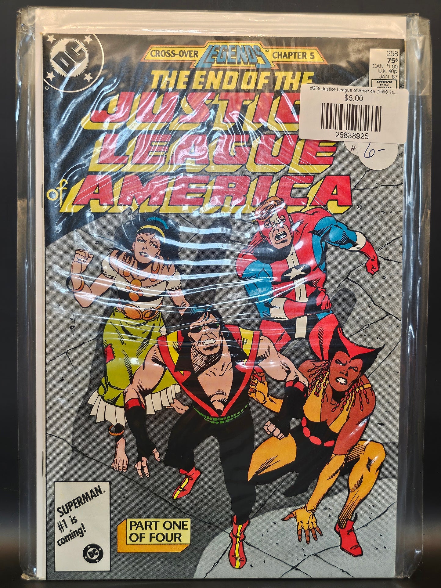 #258 Justice League of America (1960 1st Series)