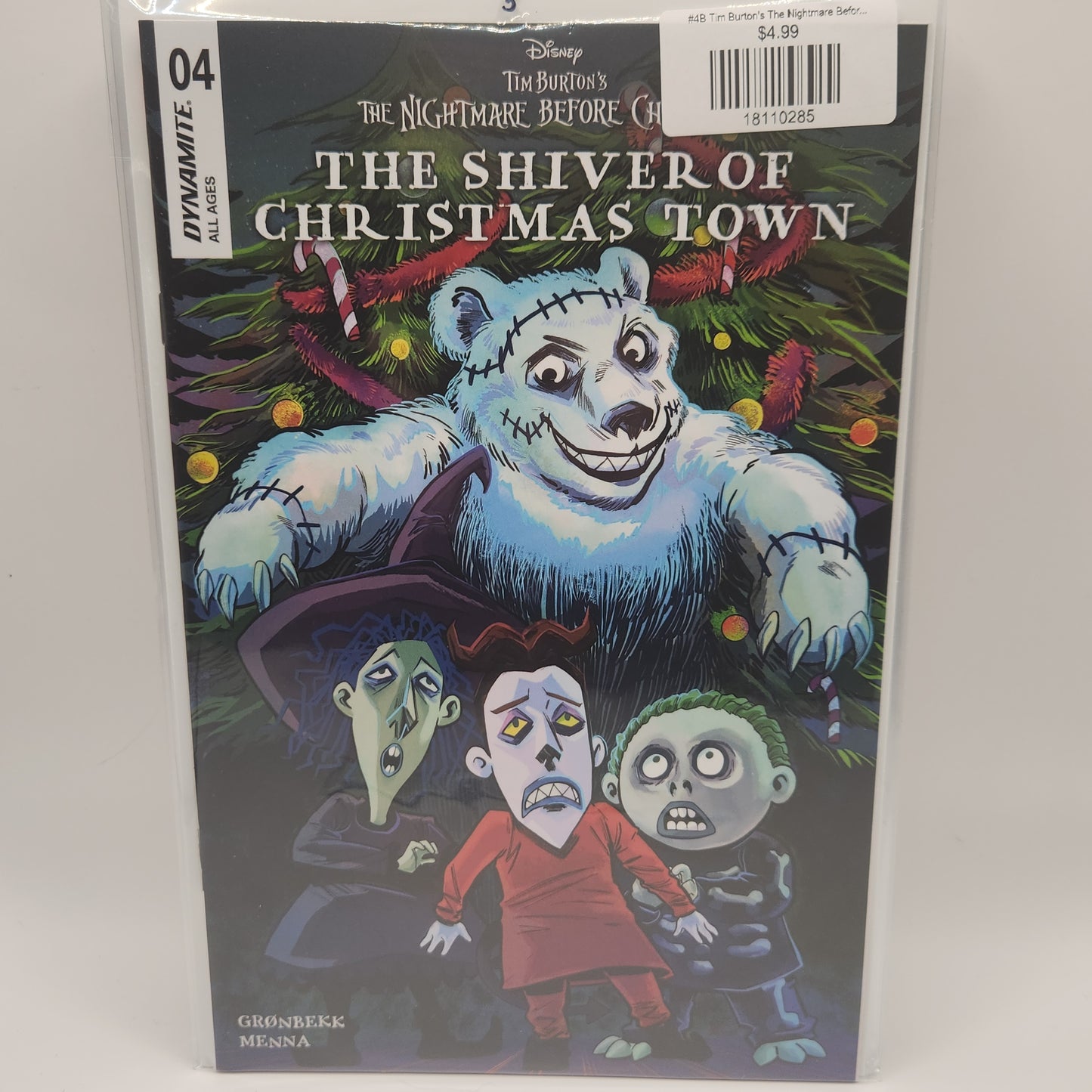 #4B Tim Burton's The Nightmare Before Christmas The Shiver of Christmas Town (2026 Dynamite)