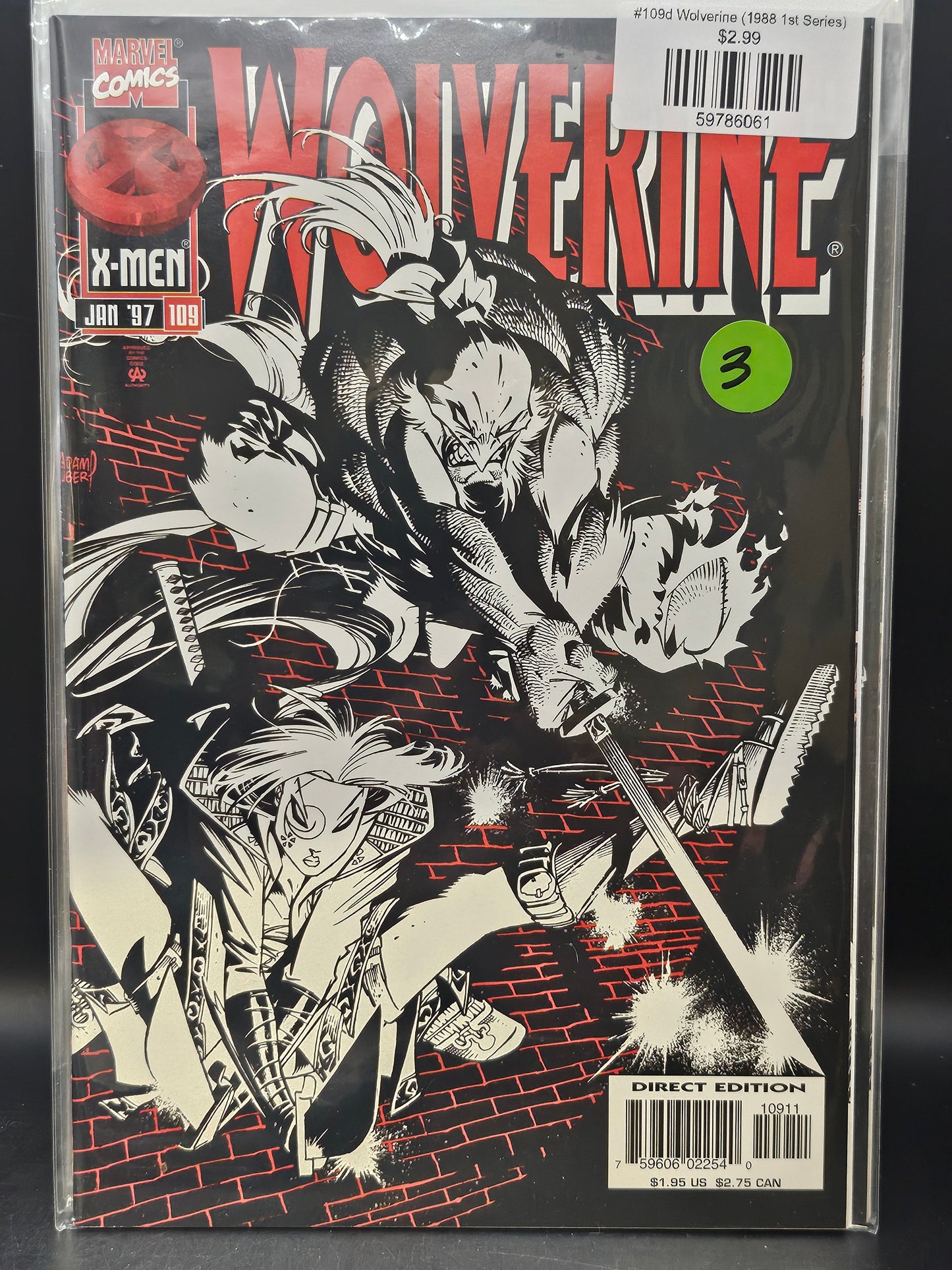 #109d Wolverine (1988 1st Series)