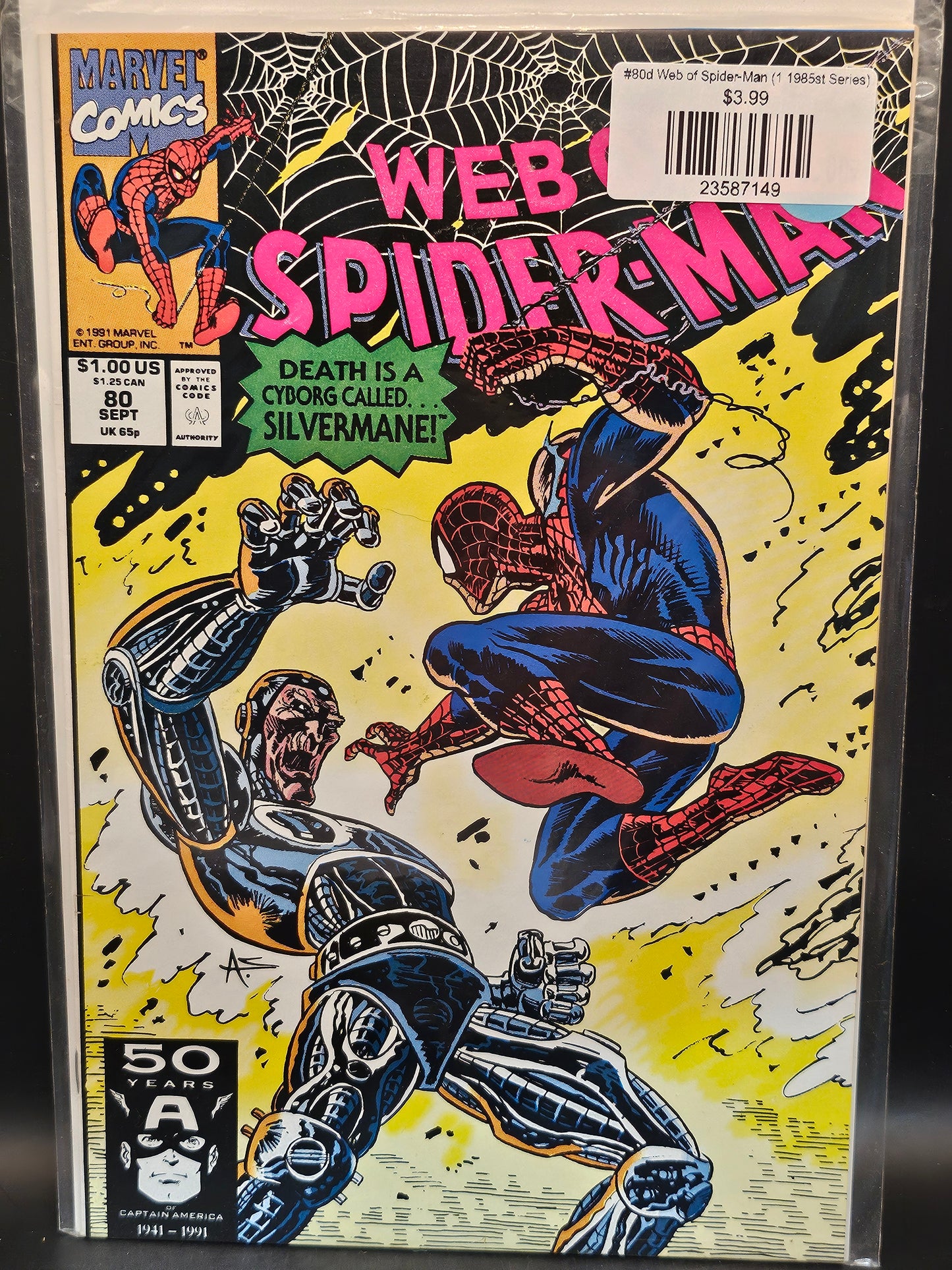 #80d Web of Spider-Man (1985 1st Series)