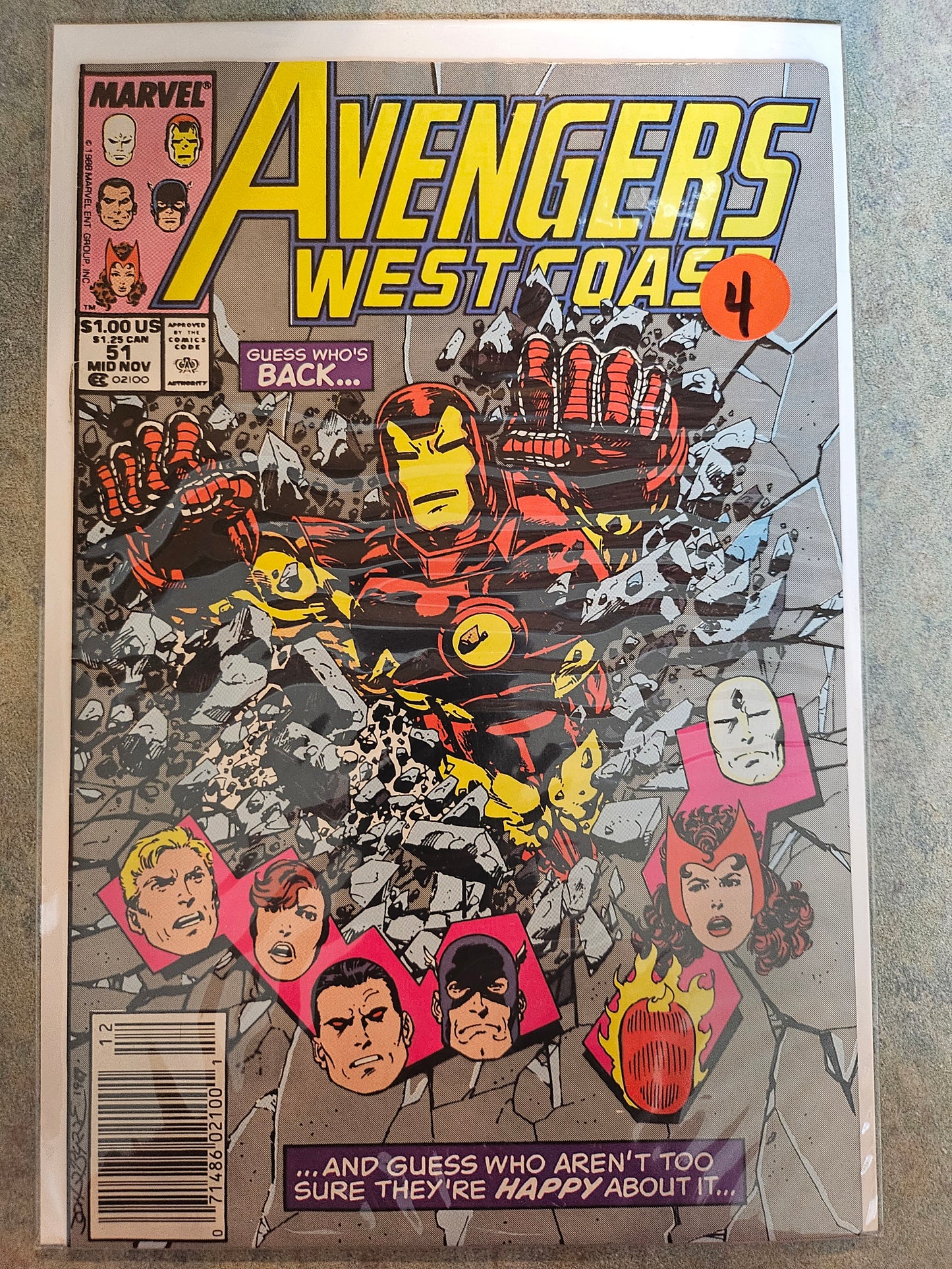 Avengers West Coast – Marvel Comics – (1989–1994) – Volume 1 – #51