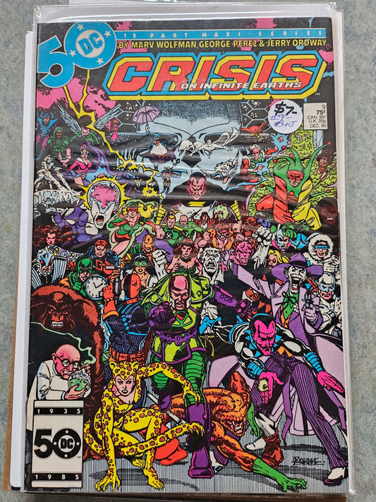 117.101 – Crisis on Infinite Earth - #9 -(LS) maxi series -1985-86