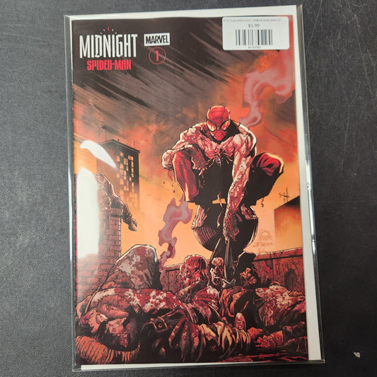 #1B (Ryan) MIDNIGHT SPIDER-MAN (RYAN STEGMAN MIDNIGHT BLOODBATH VARIANT)