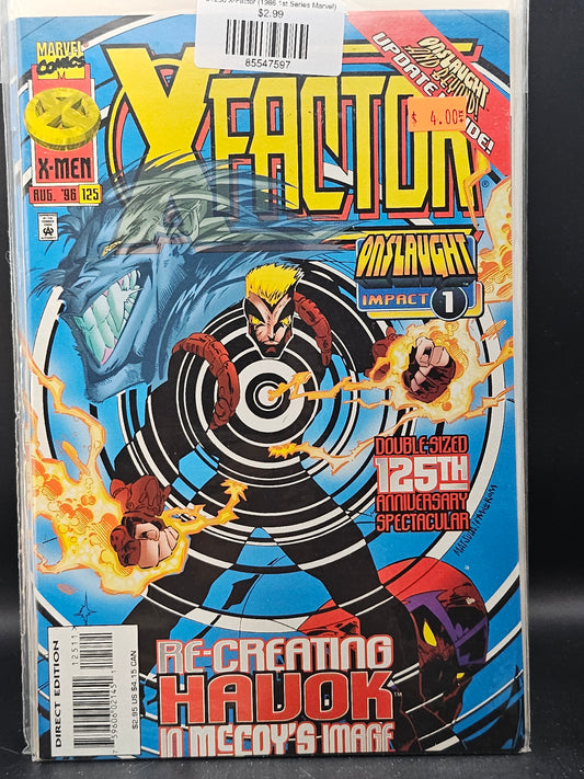 #125d X-Factor (1986 1st Series Marvel)