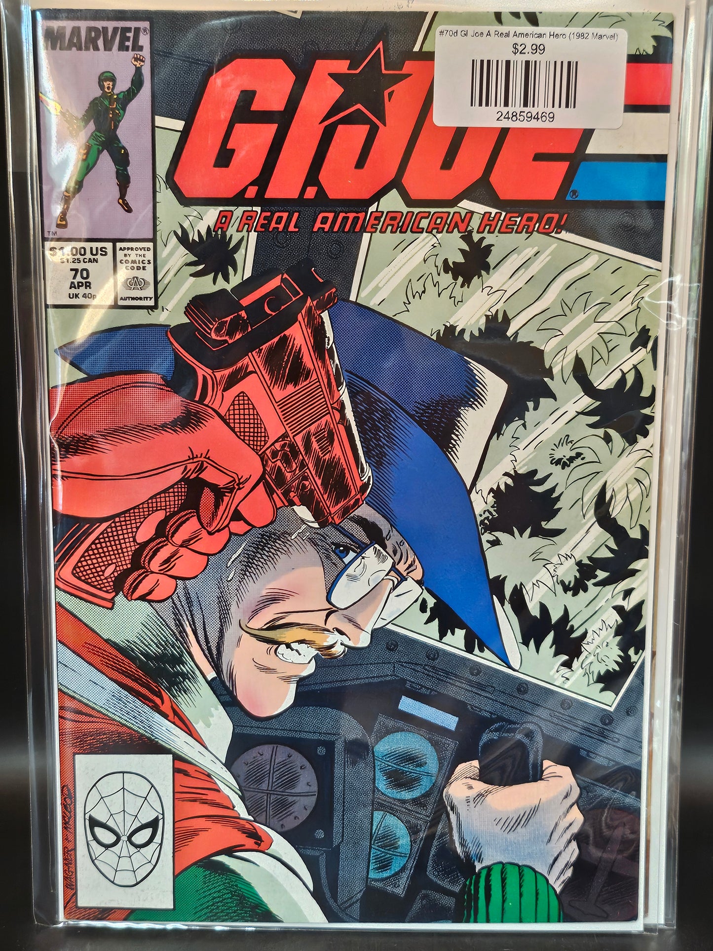 #70d GI Joe A Real American Hero (1982 Marvel)