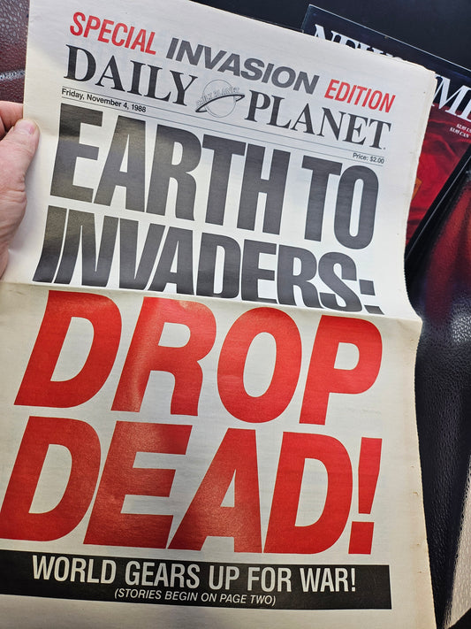 Daily Planet newspaper-Final night posters-Direct Currents-1993 newstime magazine