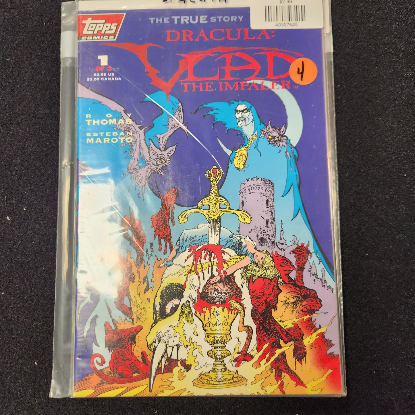 #1 Dracula Vlad the Impaler (1993 Topps)