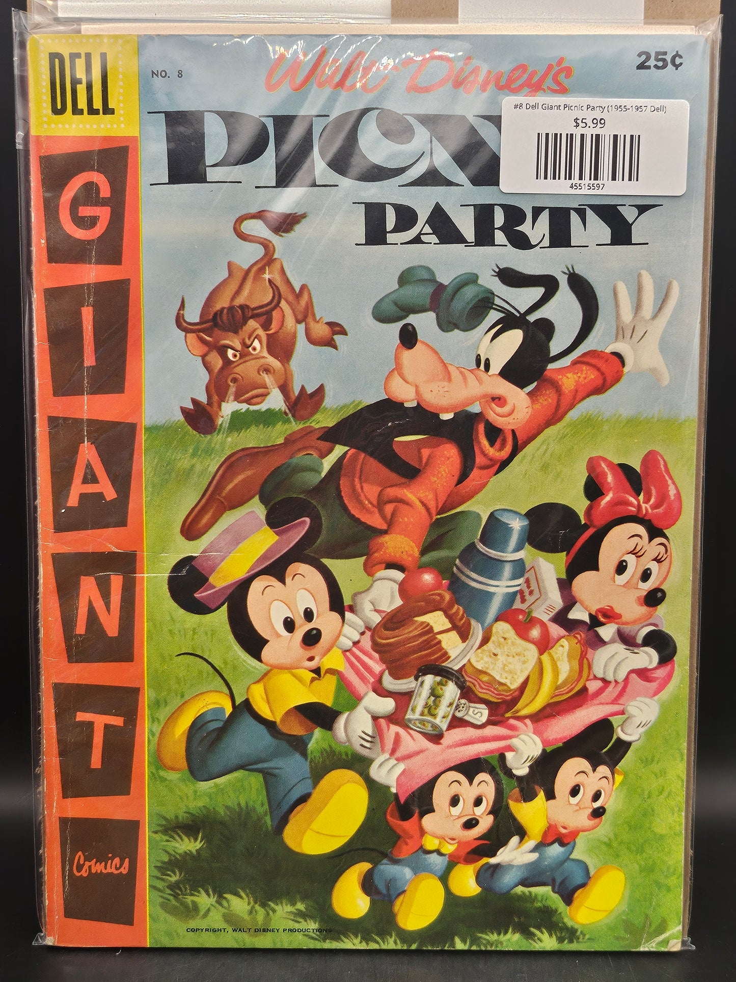 #8 Dell Giant Picnic Party (1955-1957 Dell)