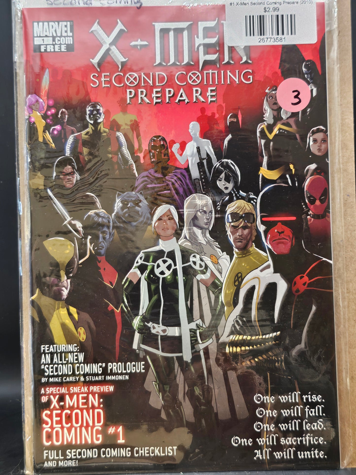 #1 X-Men Second Coming Prepare (2010)