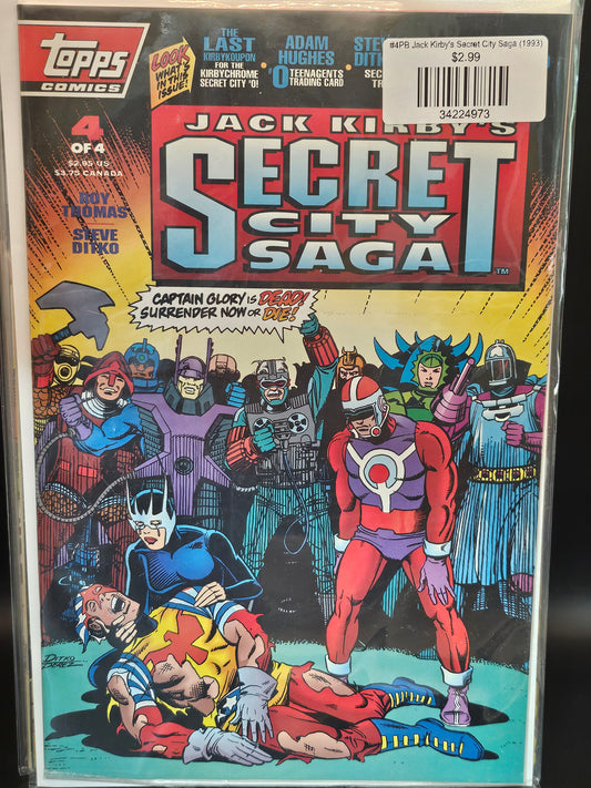 #4PB Jack Kirby's Secret City Saga (1993)