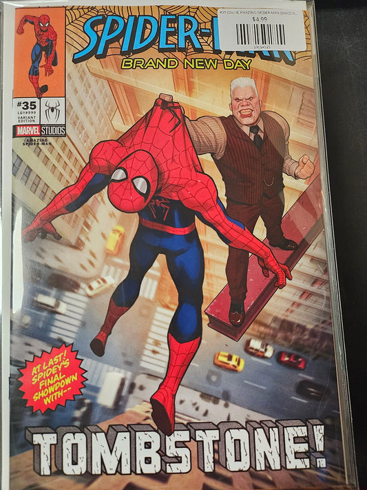 #35 (David) AMAZING SPIDER-MAN (DAVID NAKAYAMA SPIDER-MAN: BRAND NEW DAY MARVEL STUDIOS VARIANT)