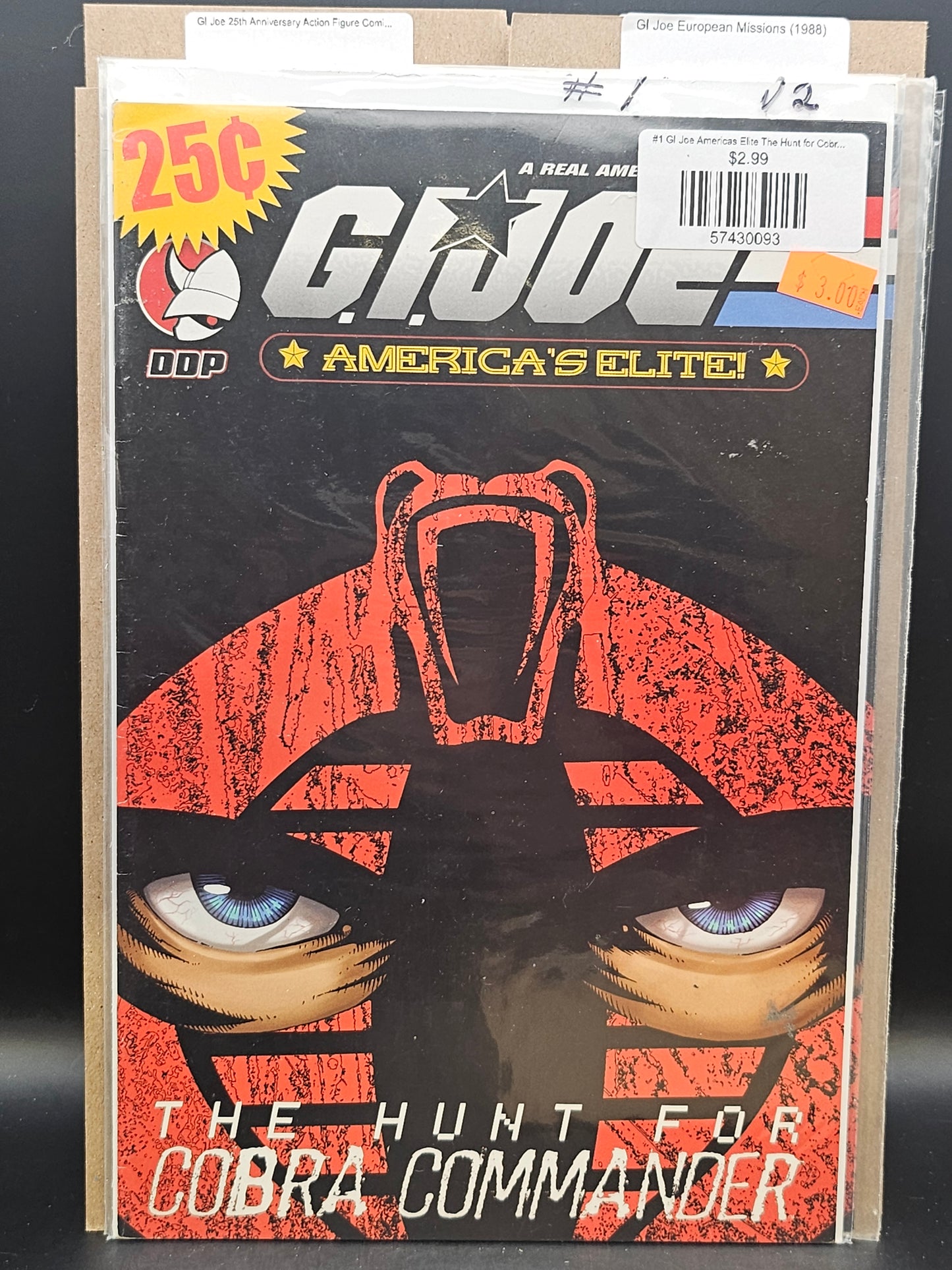 #1 GI Joe Americas Elite The Hunt for Cobra Commander