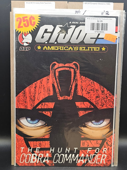 #1 GI Joe Americas Elite The Hunt for Cobra Commander