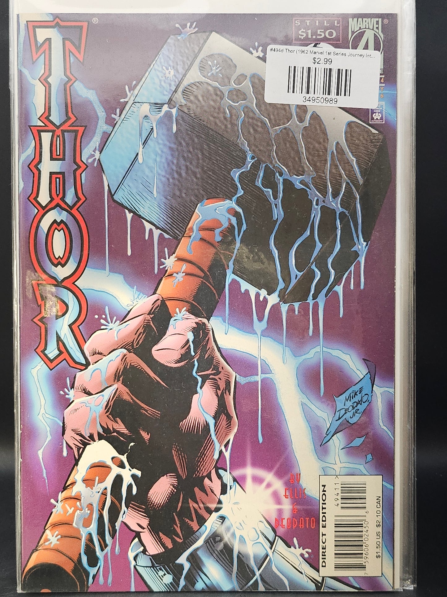 #494d Thor (1962 Marvel 1st Series Journey Into Mystery)