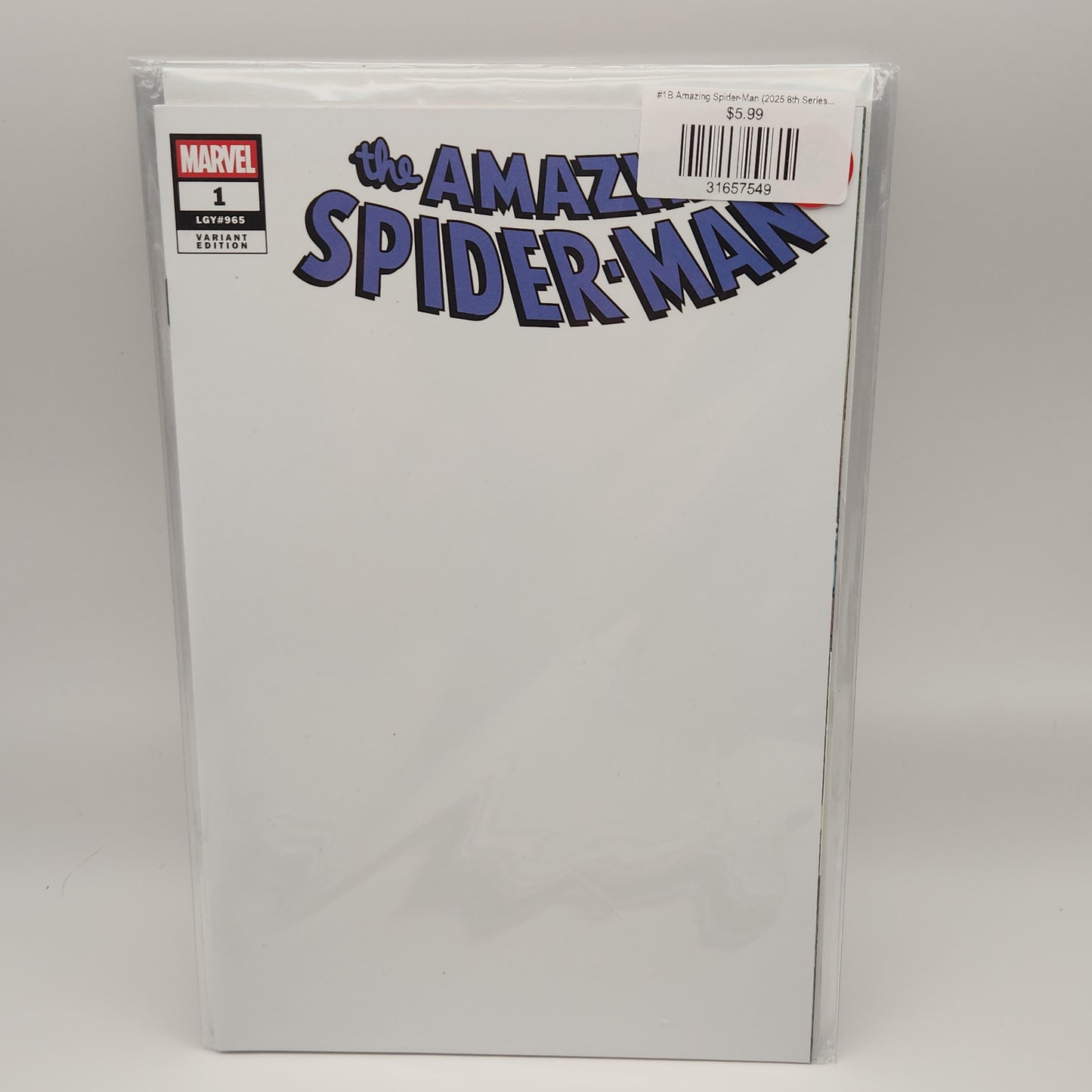 #1B Amazing Spider-Man (2025 8th Series) (Blank Cover)