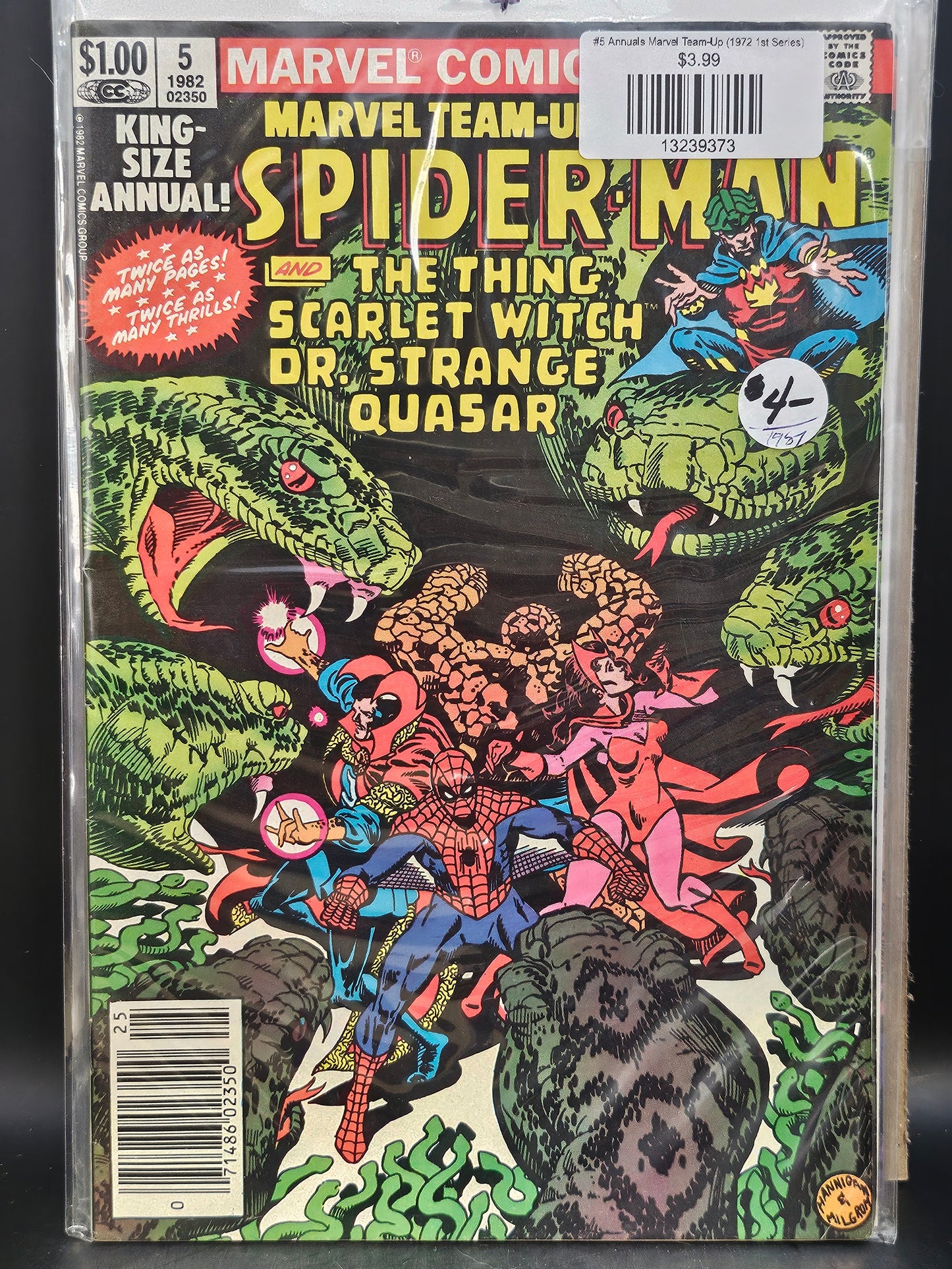 #5 Annuals Marvel Team-Up (1972 1st Series)