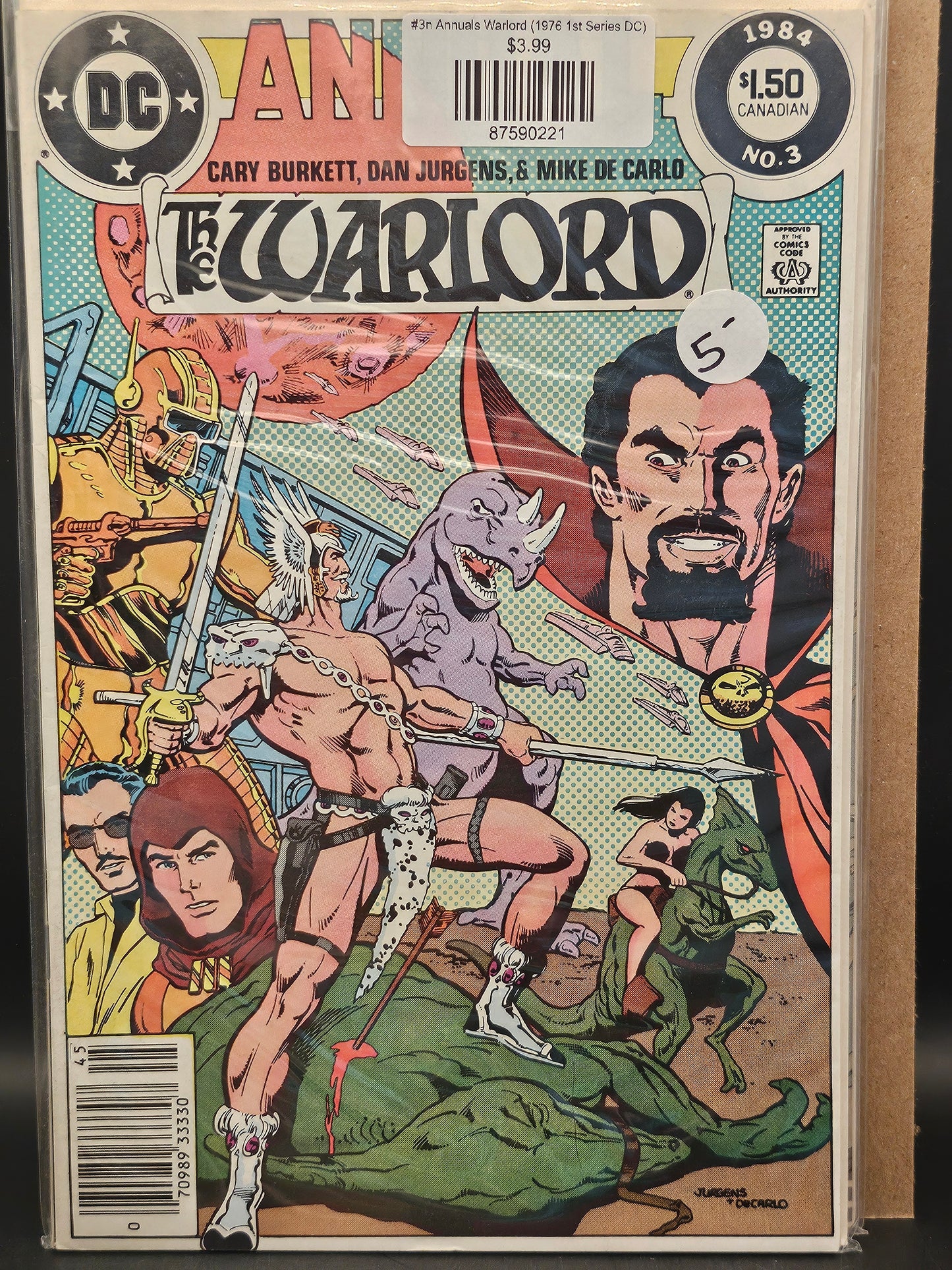 #3n Annuals Warlord (1976 1st Series DC)