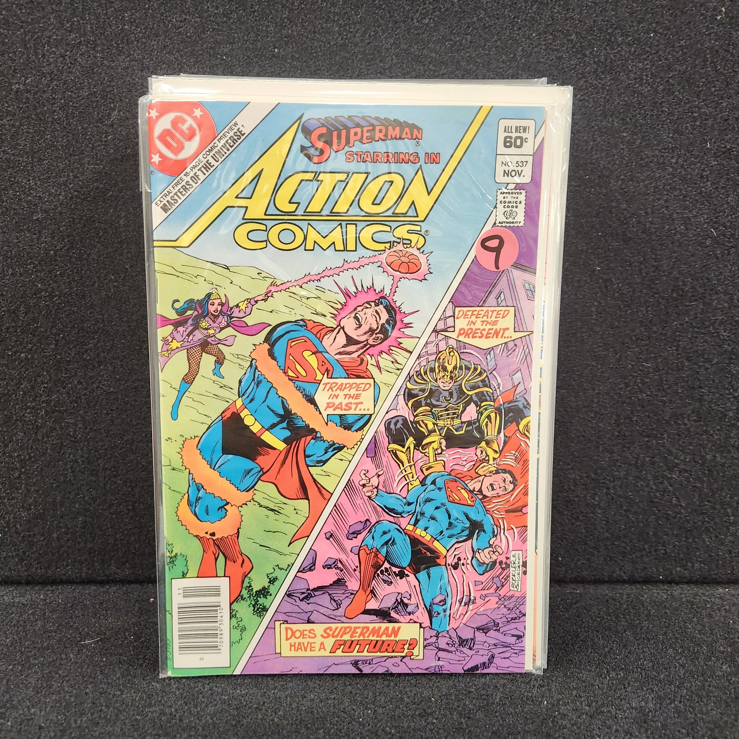 Action Comics #537 - Preview of Masters of the Universe (DC 1982)