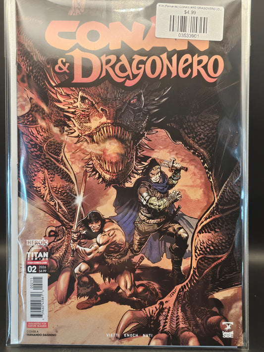 #2A (Fernando) CONAN AND DRAGONERO (OF 7 FERNANDO DAGNINO MR)