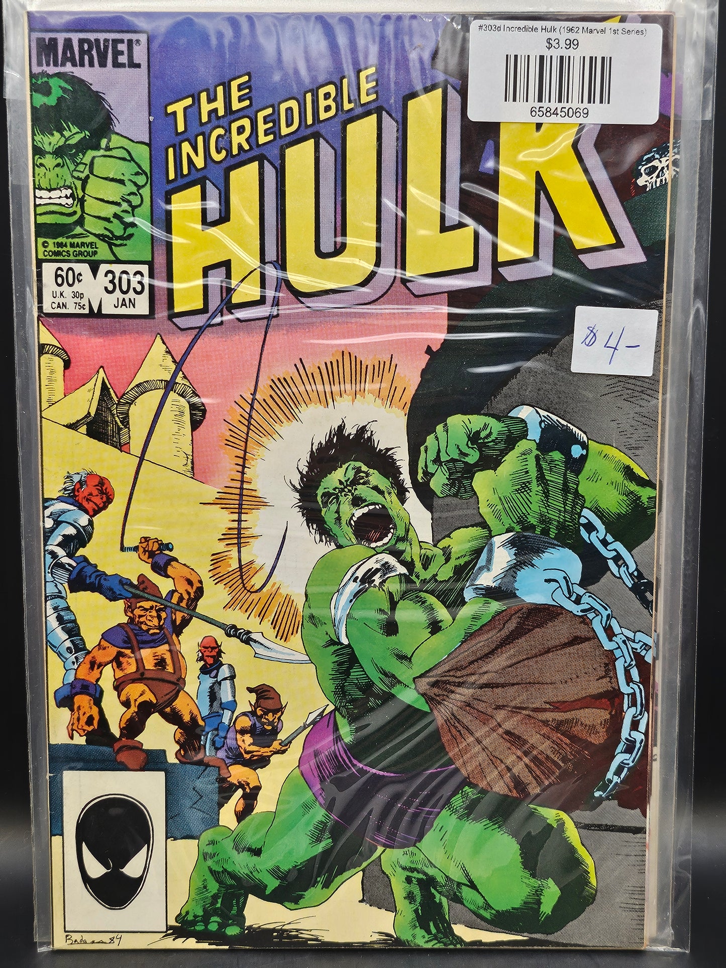 #303d Incredible Hulk (1962 Marvel 1st Series)