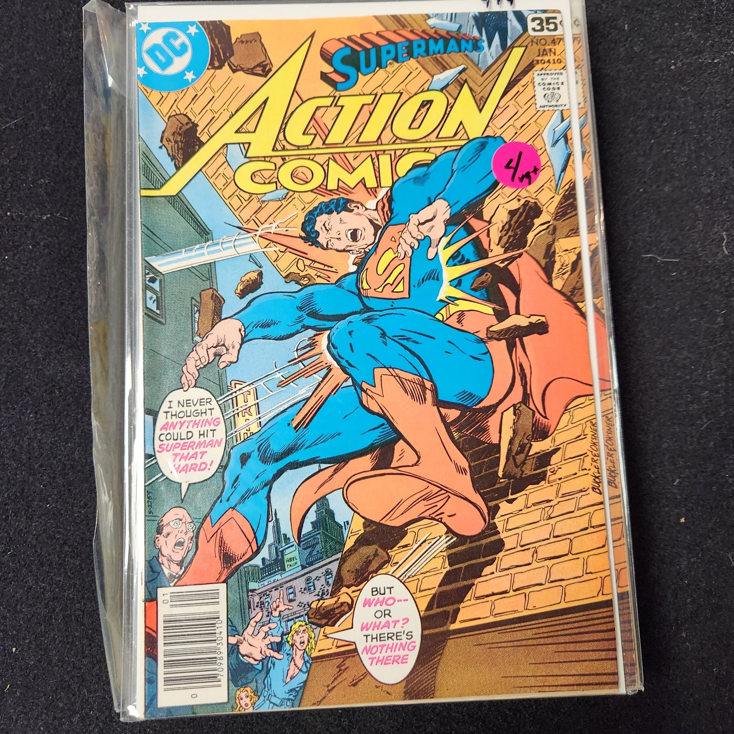 Action Comics #479 - What Hits Superman That Hard (DC 1978)
