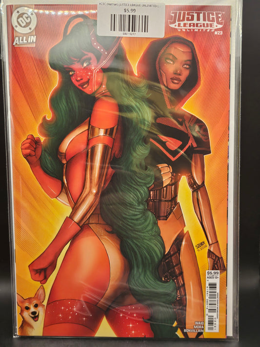 #23C (Nathan) JUSTICE LEAGUE UNLIMITED (NATHAN SZERDY CARD STOCK VAR)