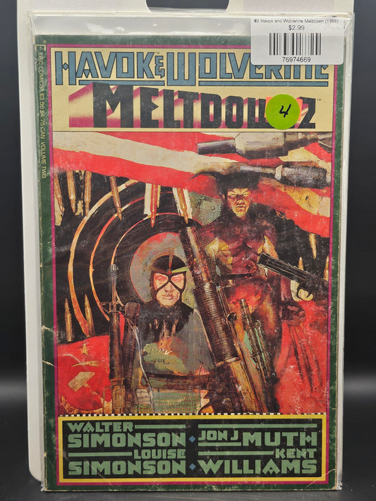 #2 Havok and Wolverine Meltdown (1988)