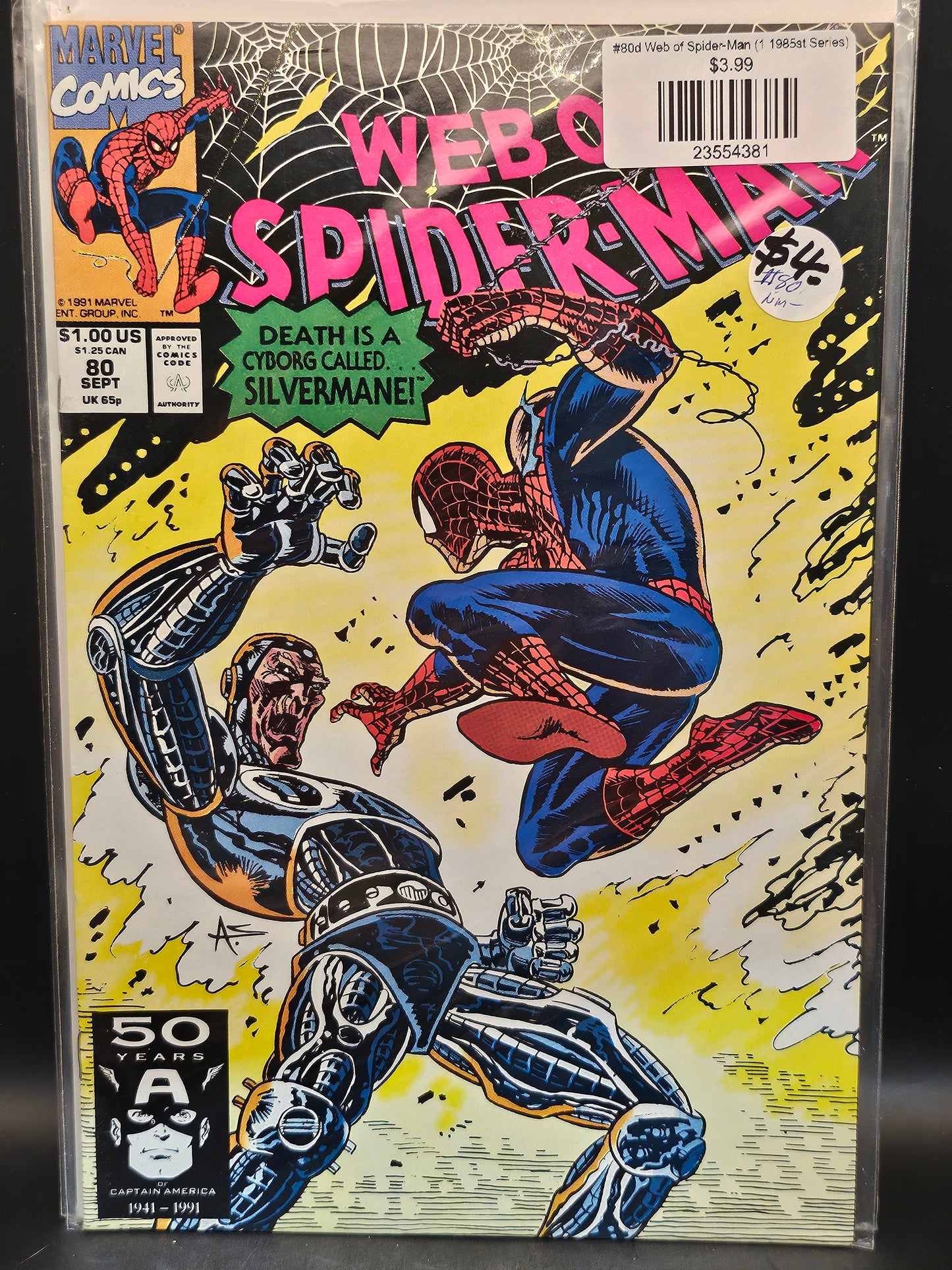 #80d Web of Spider-Man (1985 1st Series)