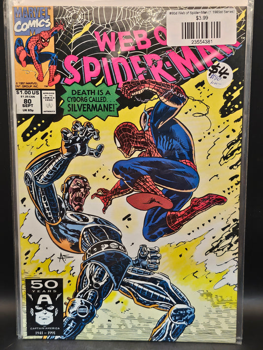 #80d Web of Spider-Man (1985 1st Series)