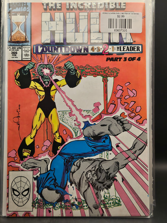 #366d Incredible Hulk (1962 Marvel 1st Series)
