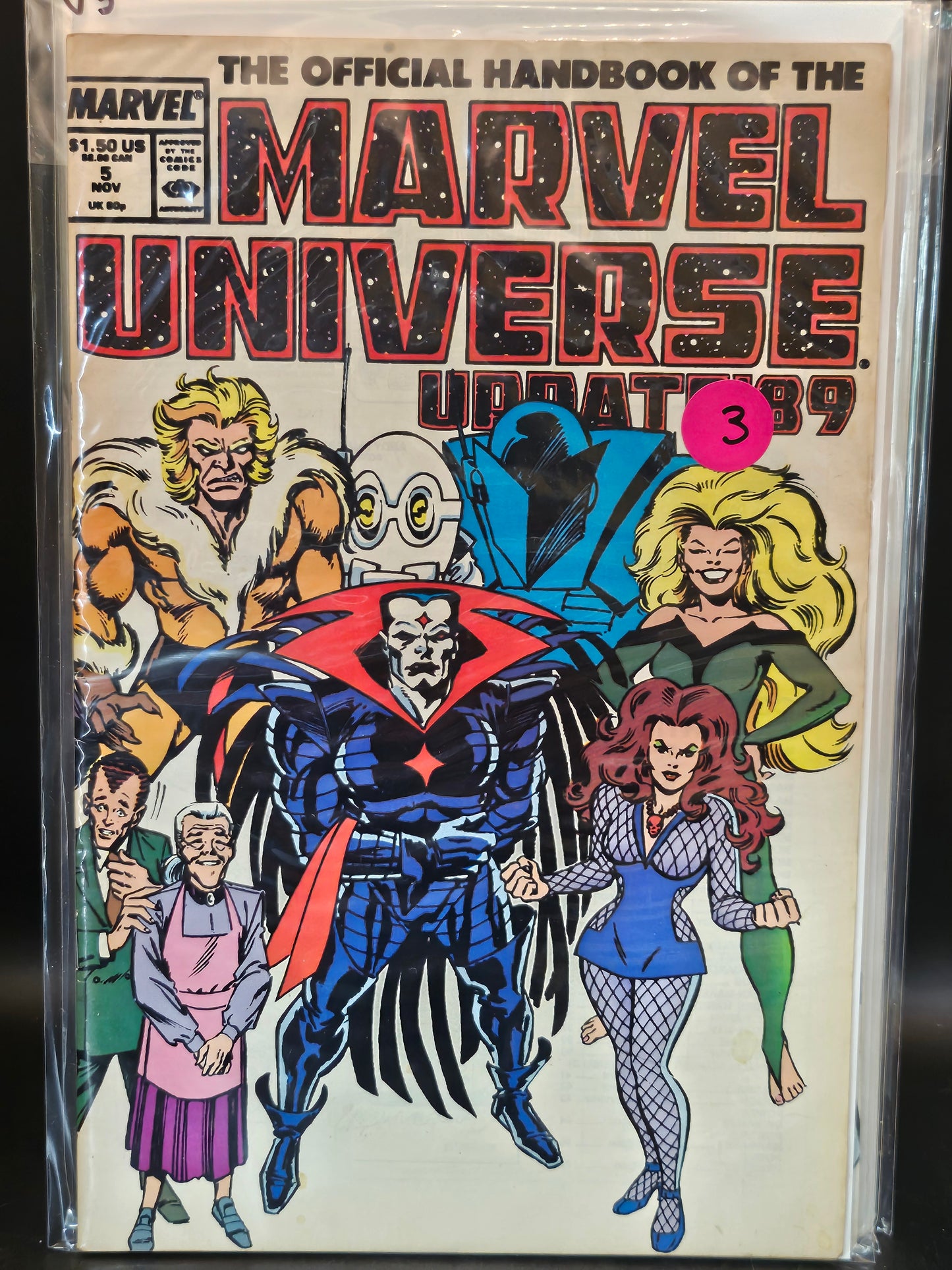 #1-8 Official Handbook of the Marvel Universe Update '89 (1989 Marvel)