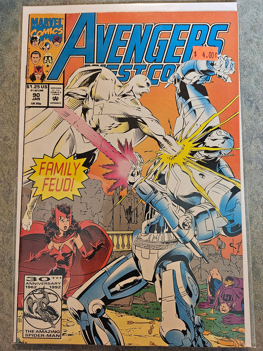 Avengers West Coast – Marvel Comics – (1989–1994) – Volume 1 – #90