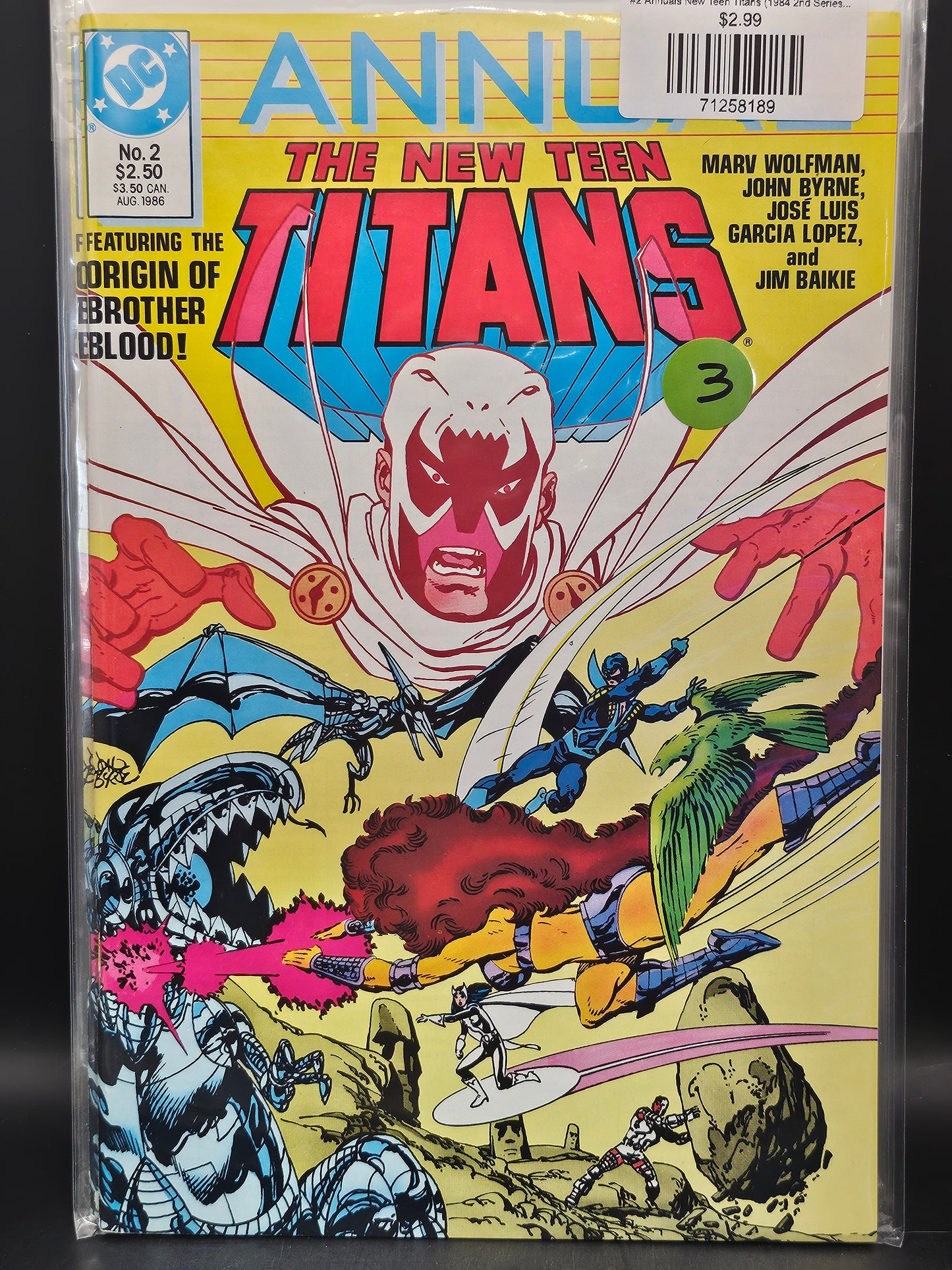 #2 Annuals New Teen Titans (1984 2nd Series) New Titans
