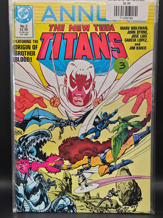 #2 Annuals New Teen Titans (1984 2nd Series) New Titans