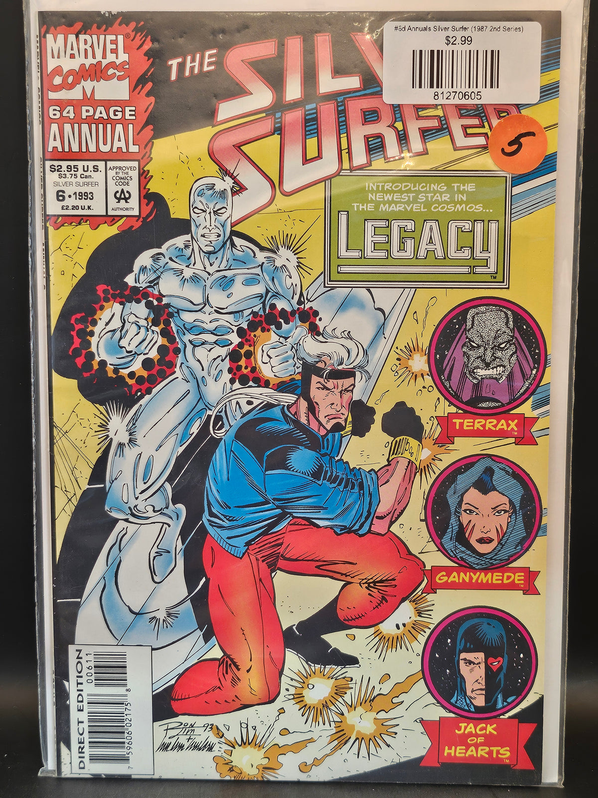 #6d Annuals Silver Surfer (1987 2nd Series)