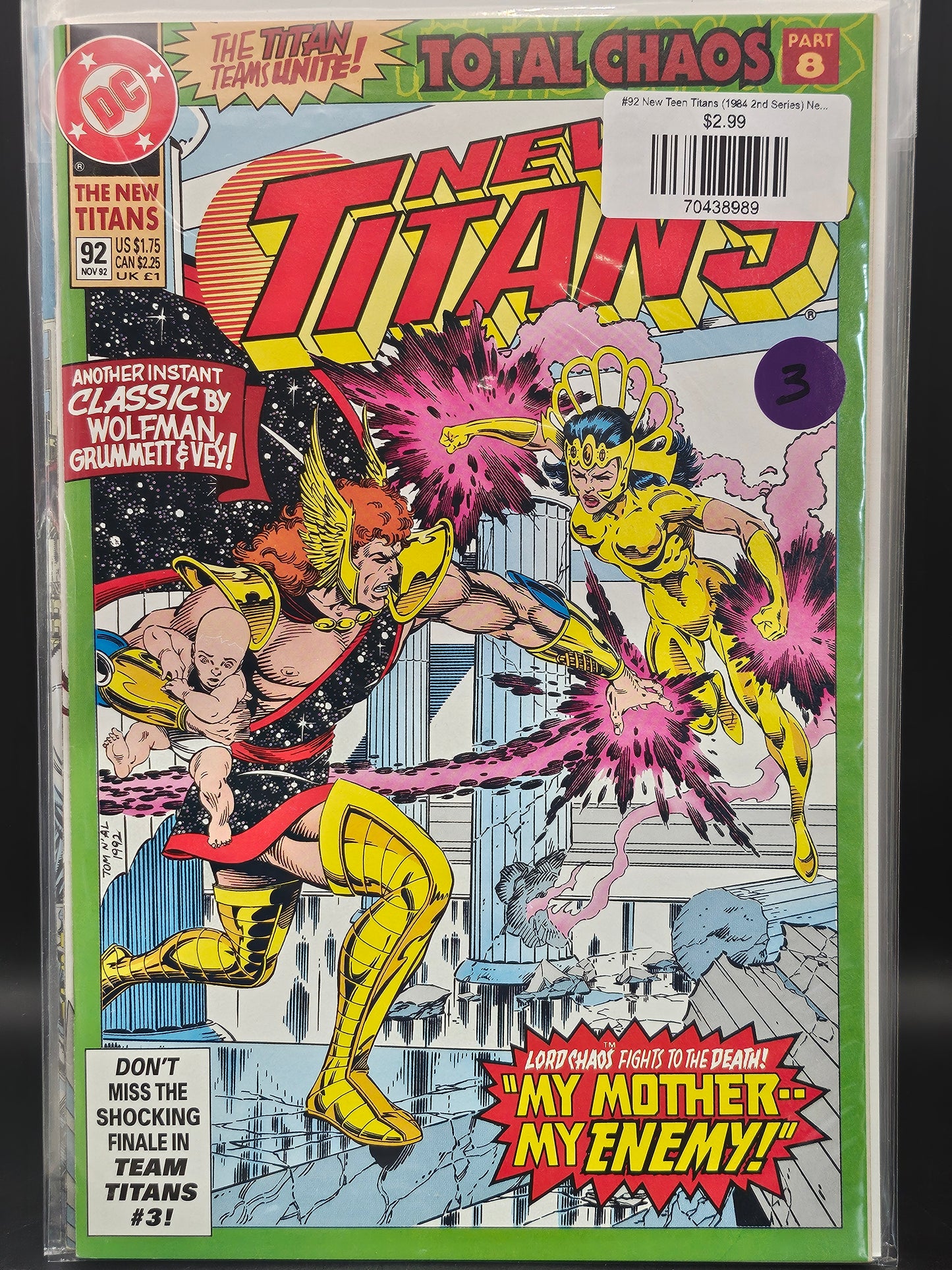 #92 New Teen Titans (1984 2nd Series) New Titans